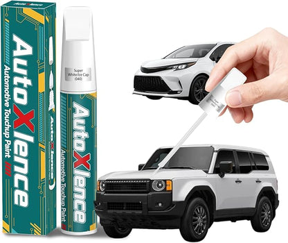040 Super White/Ice Cap Touch Up Paint Compatible with Toyota Car Paint Pen Scratch Repair Automotive Scratch Remover Fix Exact Color Match
