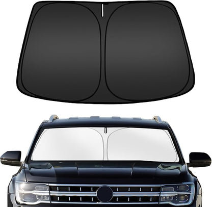 ARISMOTOR Windshield Sun Shade for Volkswagen Atlas Cross Sport 2018-2025 2026, Custom Fit Foldable Front Window Sunshade Sun Visor Protector, Block UV Rays Keep Your Car Cooler