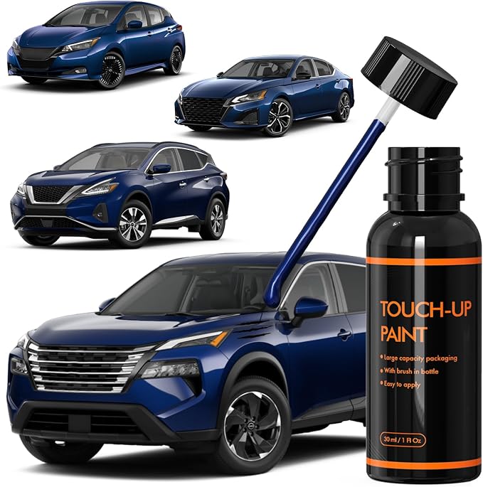 RAY Deep Blue Pearl Touch Up Paint for Nissan, DIY Car Paint Scratch Repair Kit, Automotive Paints, Quick & Easy Fix Scratch Repair for Rogue/Sentra/Altima/Frontier/Pathfinder/Versa