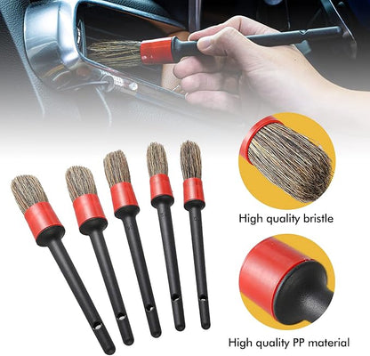 Car Detailing Brush Kits and Holder,2 in 1 Auto Detailing Spray Bottle Holder and Detail Brush Stand,Durable Sturdy Rack for Garage Car Beauty Shop