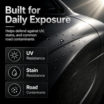 TPH Matte Black Paint Protection Film 7.5mil 60in×5ft– Self‑Healing Car Wrap Roll, Heat‑Activated Scratch Repair for Hood Bumper Headlight, Anti‑Scratch