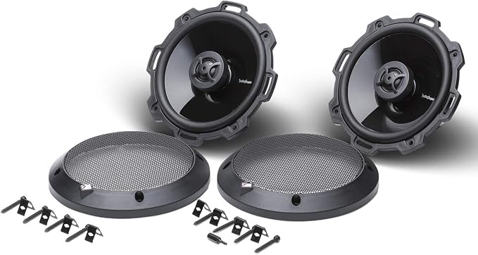Rockford Fosgate P152 Punch 5.25" 2-Way Coaxial Full Range Speakers - Black (Pair)