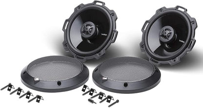 Rockford Fosgate P152 Punch 5.25" 2-Way Coaxial Full Range Speakers - Black (Pair)