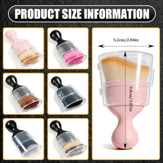 Car Detailing Brushes, Car Cleaning Brush, Auto Interior Soft Bristles Curved Cleaning Brush, Auto Detailing Dusting Tool Universal for Dashboard Air Conditioner Vent Computer (Black)
