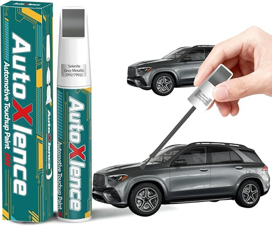 Selenite Gray Metallic(992/7992) Touch Up Paint Compatible with Mercedes-Benz Car Paint Pen Scratch Repair Automotive Scratch Remover Fix Exact Color Match