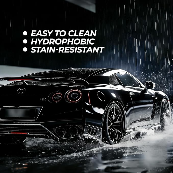 Rockrose Ultra Gloss TPU Black PPF Film for Car Paint Protection 30 in x 50FT Self-Healing, UV Protection, Scratch & Stain Resistant, Hydrophobic, Wet Installation, Strong Adhesive, 7.5 mil Thickness