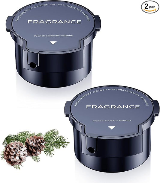 Hitolza Car Air Freshener Refill - Pack of 2, Can be Used for 4~6 Months - Made with Natural Plant Extracts - Cedarwood
