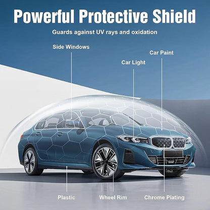 Quick Effect Coating Agent for Car - 2026 Upgrade Car Coating Spray for Shine & Protection, Quick-Acting Car Scratch Wax Coating Spray for Scratch Repair, Oil Film Removal, Hydrophobic Coating