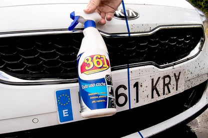 Sisbrill 361 Multi Purpose Car Interior Cleaner Spray - Stain Remover Seat Cleaner, Upholstery, Dashboard, Leather - Car Cleaning Supplies Interior and Exterior - Pack of 3 (25 fl oz each)