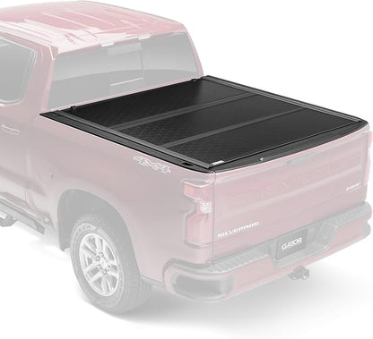 Gator EFX Hard Tri-Fold Truck Bed Tonneau Cover - Secure Cargo Protection - Sleek Low-Profile Tri-Fold Design - Fits 2019-2026 Chevy/GMC Silverado/Sierra - 5'10" Bed