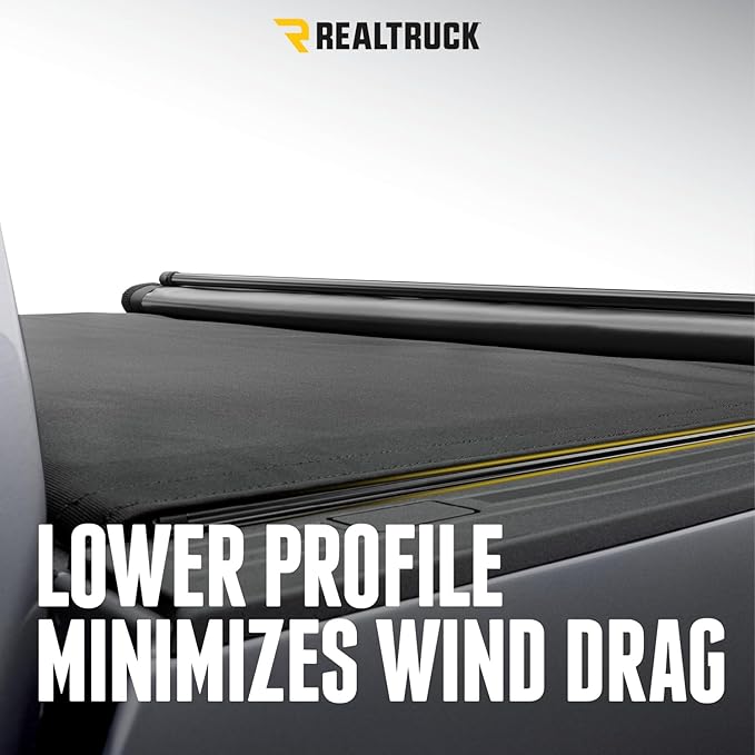 RealTruck TruXedo Pro X15 Soft Roll Up Truck Bed Tonneau Cover | 1486901 | Fits 2019 - 2024 Dodge Ram 1500, Does Not Fit w/ Multi-Function (Split) Tailgate 6' 4" Bed (76.3")