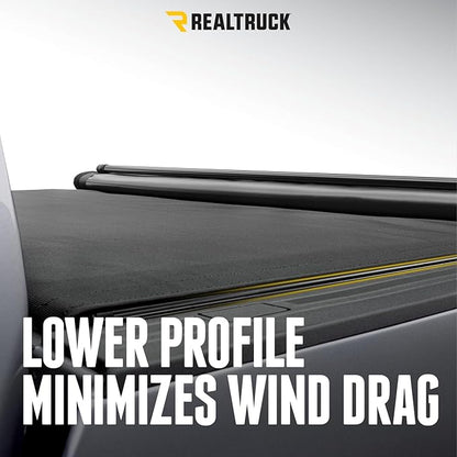 RealTruck TruXedo Pro X15 Soft Roll Up Truck Bed Tonneau Cover | 1486901 | Fits 2019 - 2024 Dodge Ram 1500, Does Not Fit w/ Multi-Function (Split) Tailgate 6' 4" Bed (76.3")
