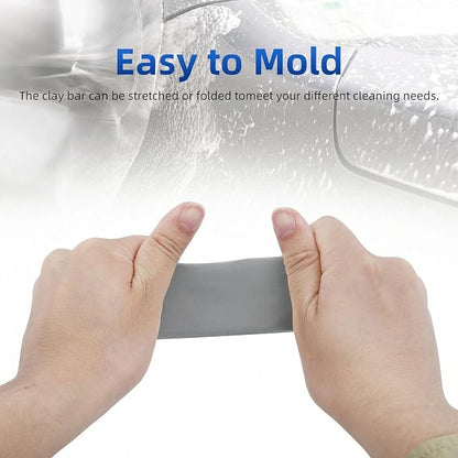 IPELY 4 Pack 100g Gray Clay Bar, Premium Clay Bars Auto Detailing Kit, Car Clay Bar for Car Wash, Magic Clay Bars Cleaner Remove Contaminants for Professional Car Detailing Clean
