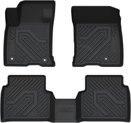 LASFIT Floor Mats for Lincoln Corsair 2026-2020 (Fit Gasoline Not fit PHEV) All Weather Floor Liner for Lincoln Corsair TPE Custom Fit Car Mats Front & Rear 2 Row Mats,Black