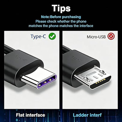 1.5FT Short USB A to USB C Charging cable, Car Carplay Charger Cable for iPhone 17/16/15, iPhone 17E/16E, 15/16/17 Pro Max 15 16 Plus, iPad 10th Gen iPad Pro, Air 5th 4th Mini 6th Replacement Black