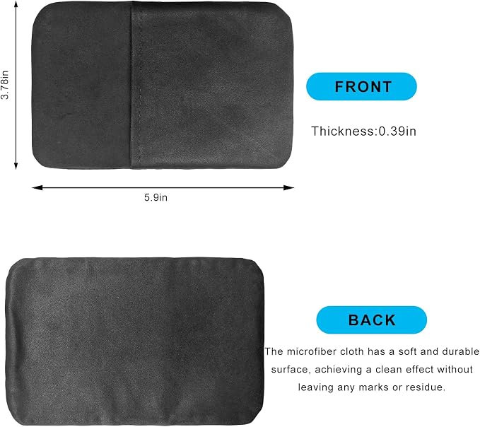 Ohleats Car Screen Cleaner, Microfiber Auto Screen Cleaning Pad, Foldable Touch Screen Cleaner Cloth for Vehicle Dashboard LCD Display, Car Cleaning Kits