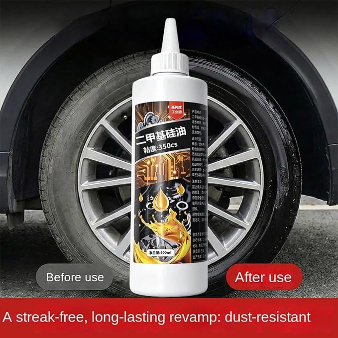 Genérico Tyre Shine 500 ml, Tyre Shine for Cars, Trailers, Vehicle, Automotive Maintenance, Motorcycle, Truck and SUV