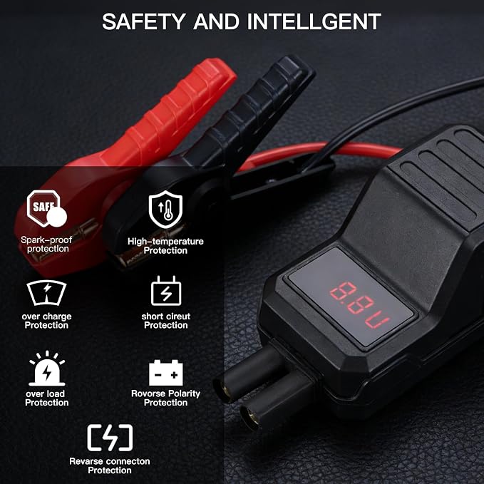 Smart Jump Starter Cable for MEGAWISE and Many Other Brands