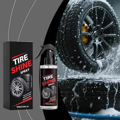 Car Tire Shine, 100ml Wheel Gloss Renewal Mist, Tire Dressing Spray, for Automotive Truck SUV RV Motorcycle Sedan Home Outdoor Garage Workshop