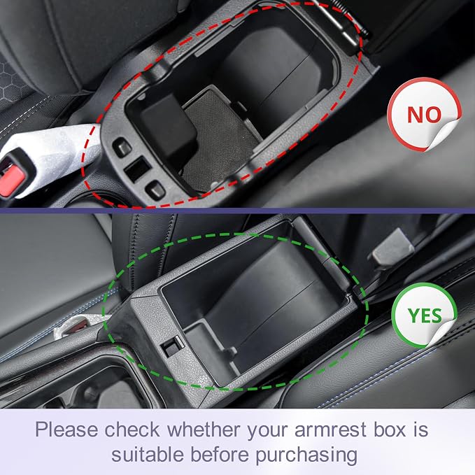 RUNROAD Center Console Organizer Tray Compatible with Jeep Compass 2022 2023 2024 2025 Accessories, Coin Holder Armrest Tray Secondary Storage Box Insert Console Organizer Card, Red (NOT For Ltd)