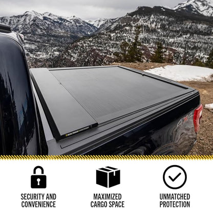 RealTruck Roll-N-Lock A-Series Retractable Truck Bed Tonneau Cover | BT123A | Fits 2019 - 2023 Ford Ranger 6' 1" Bed (72.7")