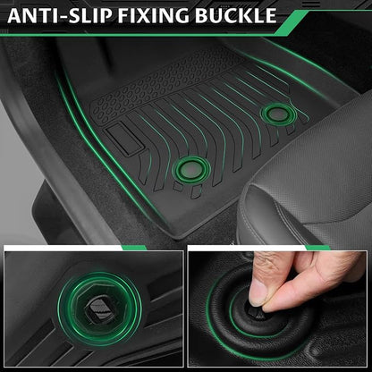 Floor Mats for Toyota Corolla 2003 2004 2005 2006 2007 2008, NOT Fit for with Rear Seat Vents, Custom Fit TPE Waterproof Corolla Mats, Corolla Mats Accessories for Man Woman
