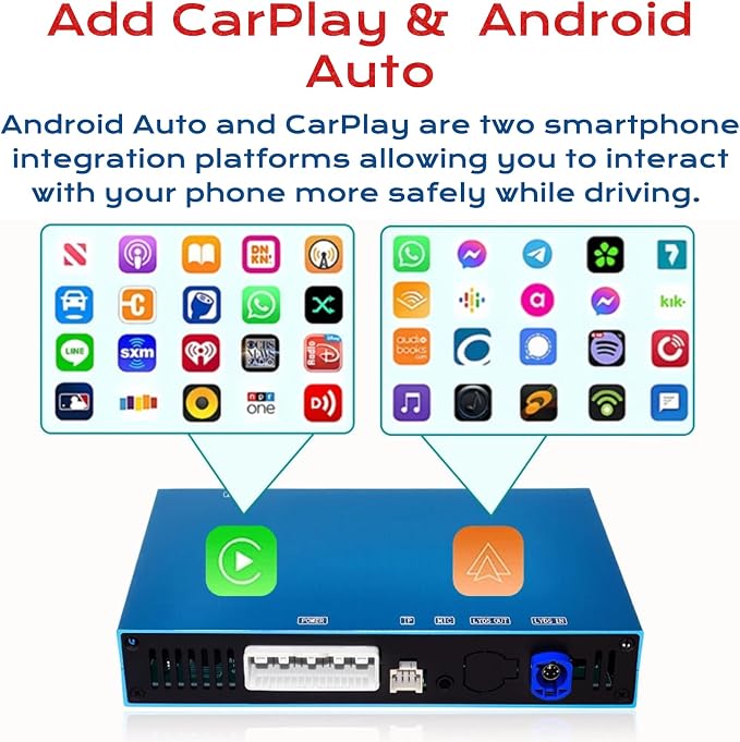Premium Wireless CarPlay & Android Auto Retrofit Kit for Cayenne, Macan, 911, 718, Boxster & Cayman with PCM 4.0 (2017-2018) – OEM+ Integration Module