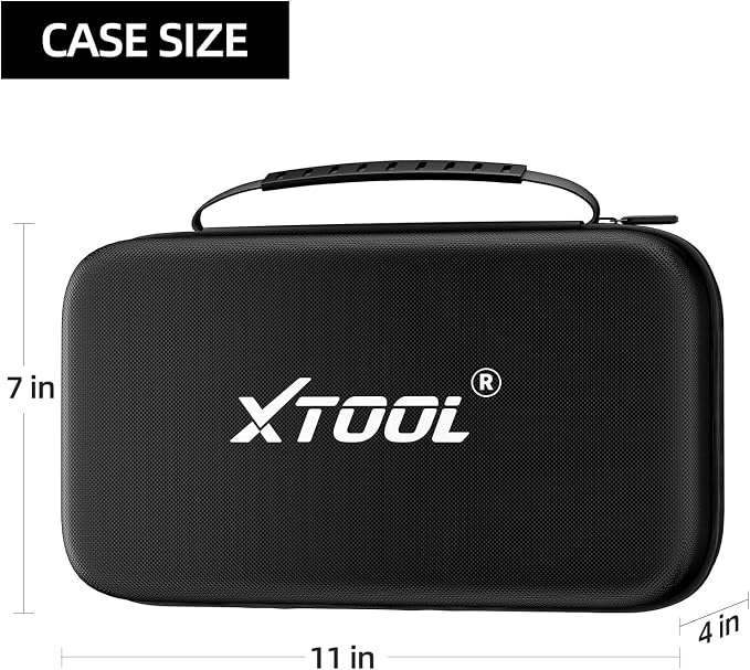 XTOOL Protective Case for OBD2 Scanner Diagnostic Tool, Waterproof Car Scan Tool Carrying Case Compatible with IP500, IP608, IP616, IP819, Size 11''x 7''x 4''