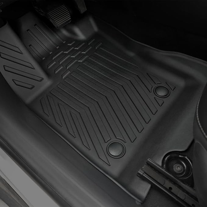 Floor Mats for Jeep Compass 2017-2026, All Weather Floor Mats Cargo Liner with Backrest Protectors and Door Sill Guards Accessories, Full Coverage Set (Fit New Body Style 2nd Generation)