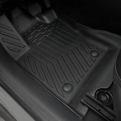 Floor Mats for Jeep Compass 2017-2026, All Weather Floor Mats Cargo Liner with Backrest Protectors and Door Sill Guards Accessories, Full Coverage Set (Fit New Body Style 2nd Generation)