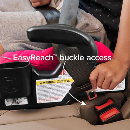 Diono Connect3 R Backless Booster Pack of 2, Slim Fit 3-Across in Many Mid-Sized Sedans and SUVs, for Children from 40-120 lbs., Lightweight with Cupholder, Pink Cotton Candy