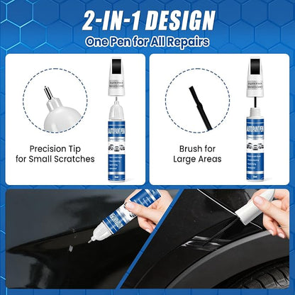 Agate Black Metallic (UM) Touch Up Paint for Cars, Compatible with Ford F-150/Explorer/Escape, 2-in-1 Car Scratch Repair Pen, Color Accurate, Quick Dry, Long-Lasting