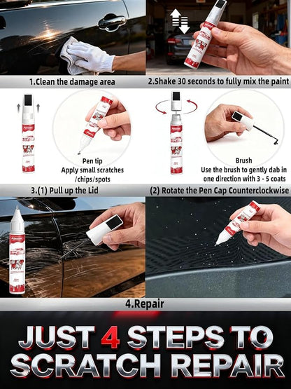 1H9 Nebula Gray Pearl Car Touch Up Paint for Lexus, Color Accurate Two-In-One Car Paint Scratch Repair Pen, Professional Scratch Remover for Vehicles Chips and Nicks Scuff