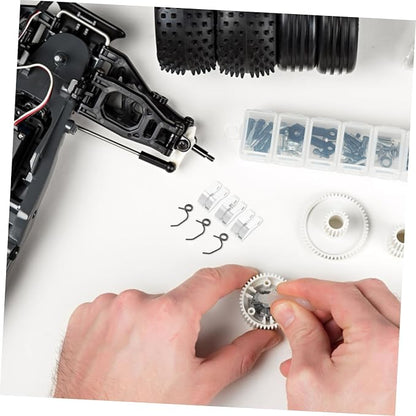 Alipis 6 Sets Metal Clutch Shoe Spring Kit for 1/8 Scale RC Model Cars Upgrade Parts for Engine Car Accessories and Gear Bearing Clutch Shoes
