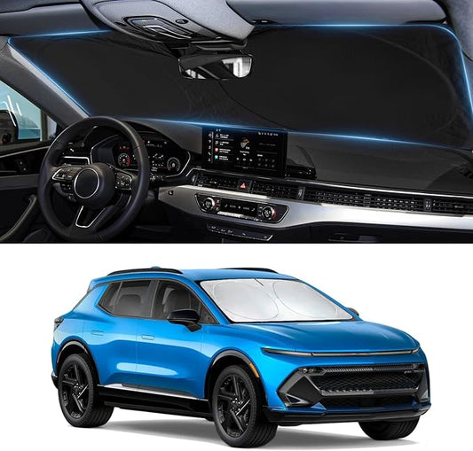 Sun Shade for Chevrolet Equinox Windshield Sunshade Custom fit for Chevy Equinox 2025 2026(Equinox EV Not Fit) Car Accessories Front Window Cover Shield Visor Protector Keep Interior Cool