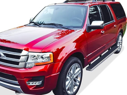 APS (Polished Silver 6 inches) 304 Stainless Steel Running Boards Nerf Bars Side Steps Compatible with Ford Expedition 2003-2017 (Exclude EL Model) (Not Fit Funkmaster Flex Edition)
