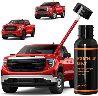 G7C/WA130X Red Hot/Cardinal Red Touch Up Paint Compatible With GMC, DIY Car Paint Scratch Repair Kit, Automotive Paints, Quick & Easy Fix Scratch Repair for Sierra/Canyon/Savana