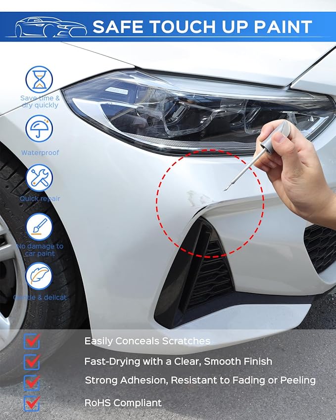 Touch Up Paint For BMW, Black Sapphire(475) Exact Match Touch Up Paint Car Scratch Repair (Black Sapphire Metallic for 3/5 Series/X2/2018 X3/X4/2018 X5)