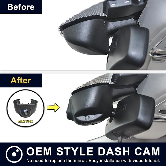 Mangoal 4K Dash Cam Custom fit for 4th Gen Dodge RAM 1500/2500/3500 2013 2014 2015 2016 2017 2018,(Model A),Check Model Carefully, UHD 2160P Video, App & WiFi, 128GB Card