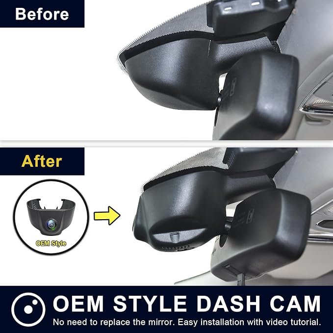 Mangoal Front 4K & Rear 1080P Dash Cam Custom for 4th Gen Dodge RAM 1500/2500/3500 2013 2014 2015 2016 2017 2018 (Model A),Check Model Carefully,UHD 2160P,WiFi & App,128GB Card