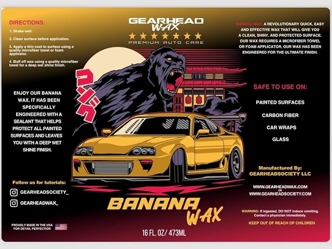 Banana Wax 16oz Bottle (16oz)
