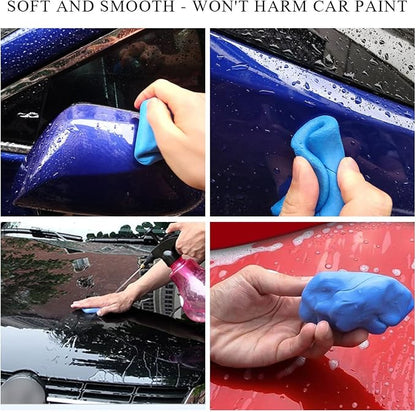 KVAEY 2PCS Car Clay Bars, 100g Premium Grade Magic Clay Bar for Auto Detailing Washing, Damage Free No Scratch Clay Bars Cleaner for Vehicle Paint Surface Glass, Car Accessories