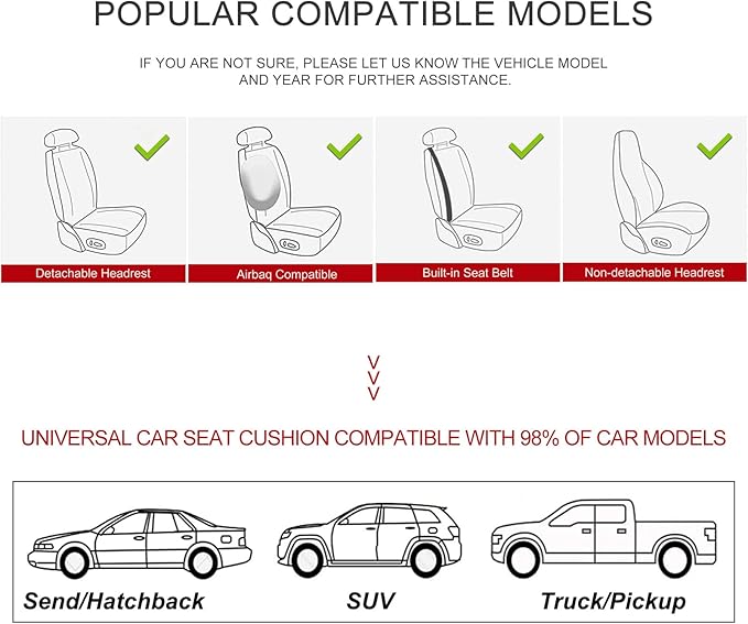 BOPUOVRE Car Seat Cover for Luxury & Comfort - PU Leather, Anti-Slip, Full Wrap Protection with Storage Pocket for Bottom Cushion - Universal Fit for 95% of Vehicles (Yellowish-White,2 Piece)