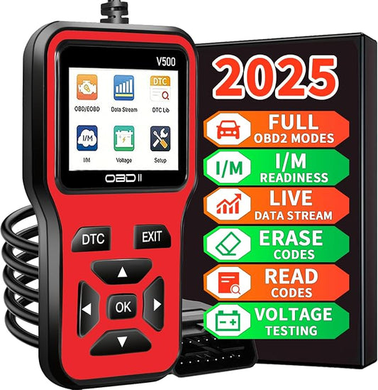 OBD2 Scanner Diagnostic Tool - Check Engine Light Code Scanner Tool with Reset, DTC, Data Stream, I/M Readiness, Car & Truck Scan Tool for All Vehicles Since 1996, escaner automotriz