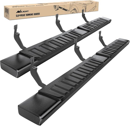 Nilight Running Boards for 2015-2026 Chevrolet Colorado/GMC Canyon Crew Cab 6 Inch Side Step Nerf Bars Black