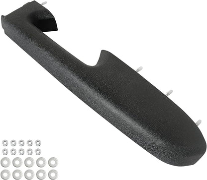 Upgraded Door Armrest Repair Kit Right Passenger Side Door Panel Handle Black Compatible with 2010-2014 Chevy Silverado GMC Sierra 1500 2500HD 3500HD Replaces 22818470