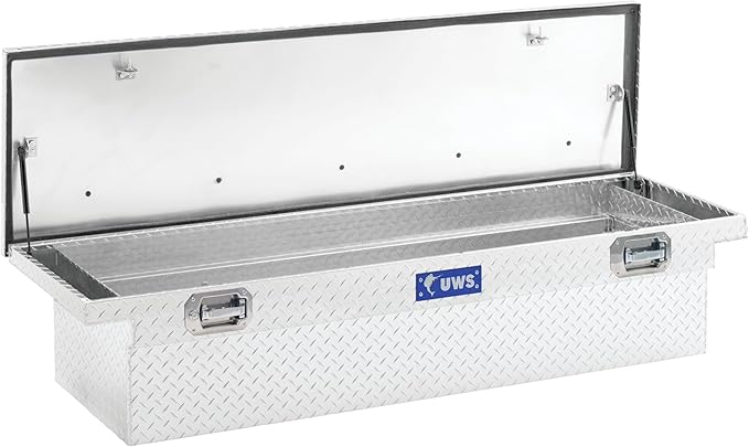 UWS EC10481 Pull Handle 69-Inch Heavy-Wall Aluminum Truck Tool Box with Low Profile, RigidCore Lid