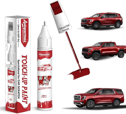 Volcanic Red Tintcoat(GNT/WA170H) Car Touch Up Paint for GMC, Color Accurate Two-In-One Car Paint Scratch Repair Pen, Professional Scratch Remover for Vehicles Chips and Nicks Scuff