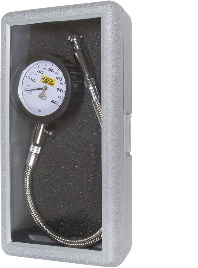Auto Meter 2160 Tire Pressure Gauge,White