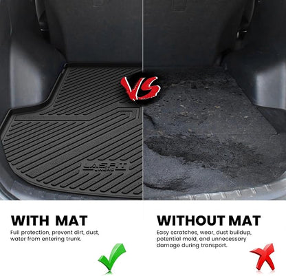 LASFIT Floor Mats for Buick Envision 2021-2026, TPE All Weather Protection Custom Fit 1st & 2nd Row Floor Liners and Trunk Mats Rubber Car Liners for Buick Envision Accessories, Black, Easy to Clean
